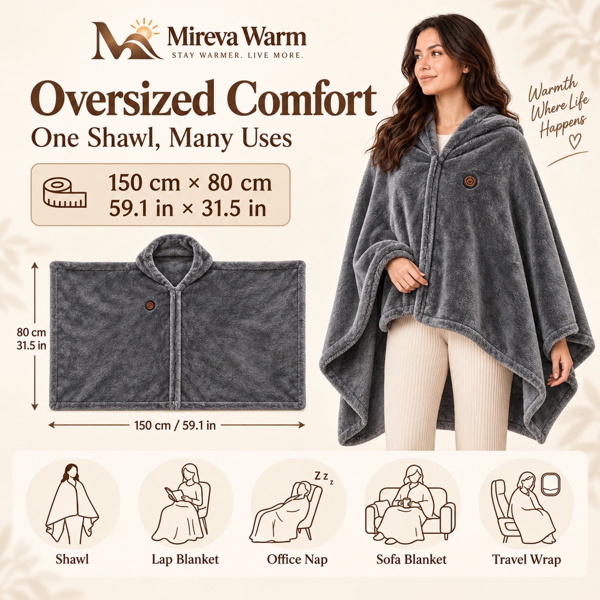 Comfy Heated Blanket